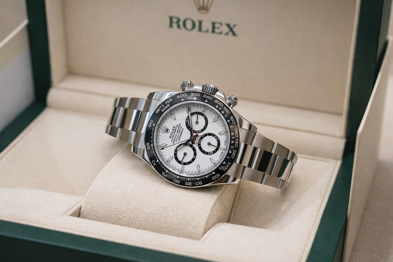 Rolex Daytona — luxury watch repair and battery replacement services